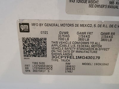 2021 Chevrolet Silverado 1500 LT Trail Boss