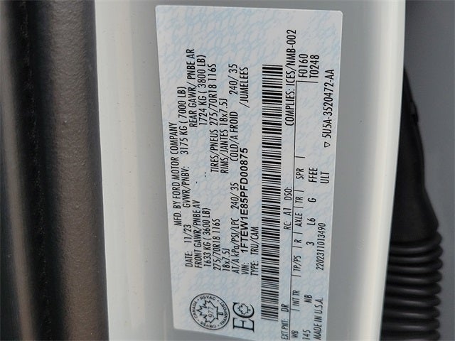 2023 Ford F-150 Tremor