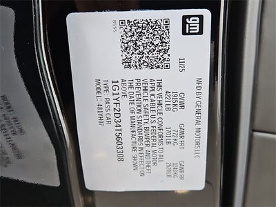 2026 Chevrolet Corvette Z06 3LZ