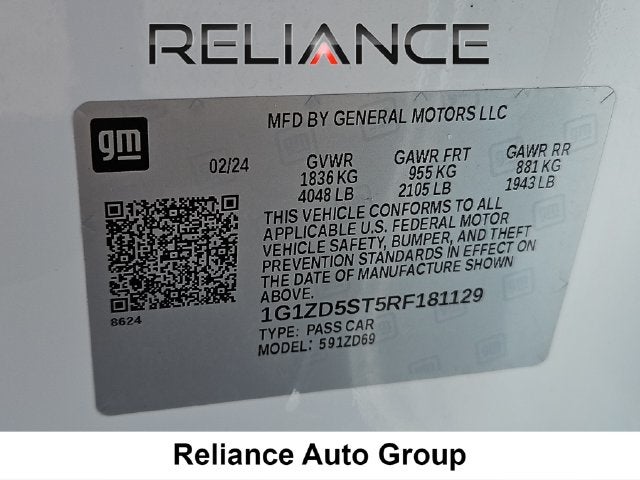 2024 Chevrolet Malibu LT 1LT