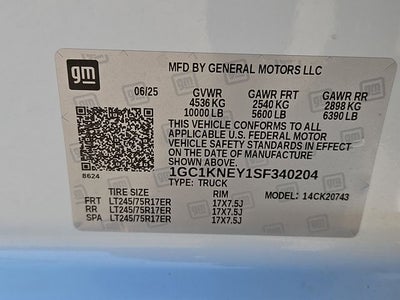 2025 Chevrolet Silverado 2500HD LT