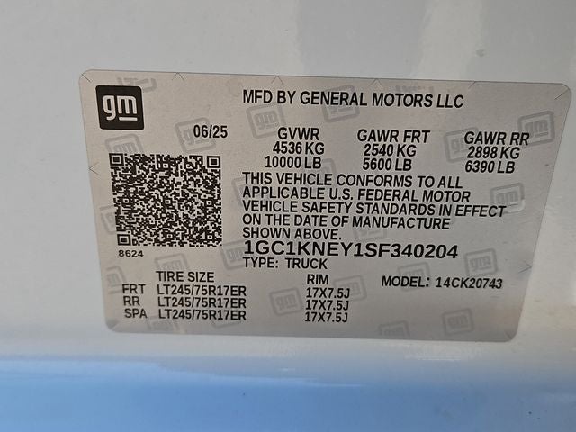 2025 Chevrolet Silverado 2500HD LT