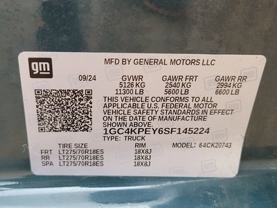 2025 Chevrolet Silverado 2500HD LTZ