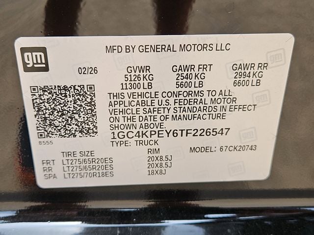 2026 Chevrolet Silverado 2500HD LTZ