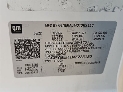 2022 Chevrolet Silverado 1500 LTD Custom