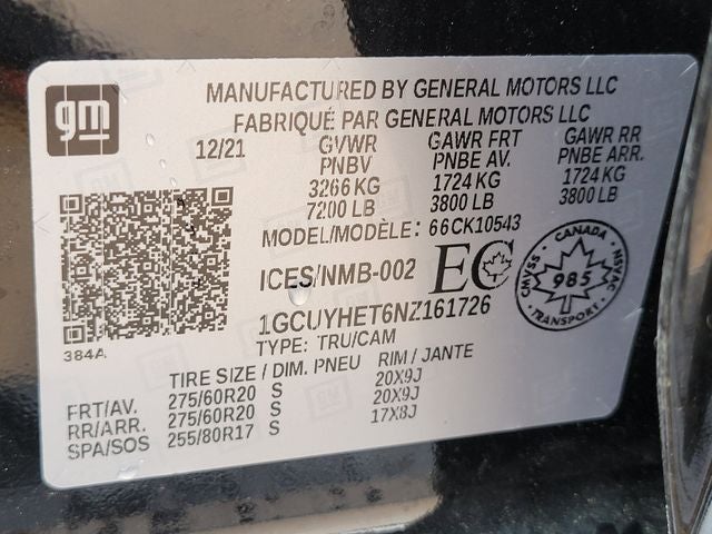 2022 Chevrolet Silverado 1500 LTD High Country