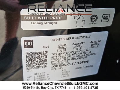 2027 GMC Acadia Elevation