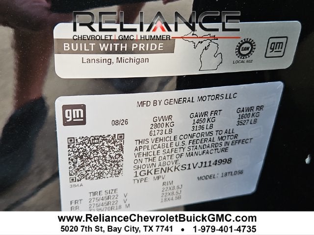 2027 GMC Acadia Elevation