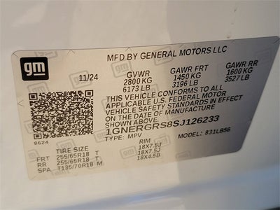 2025 Chevrolet Traverse LT 1LT