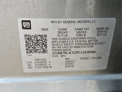 2024 Chevrolet Traverse RS