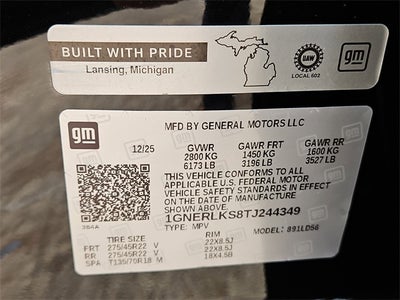 2026 Chevrolet Traverse RS