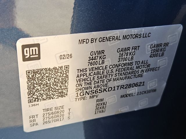 2026 Chevrolet Tahoe Premier