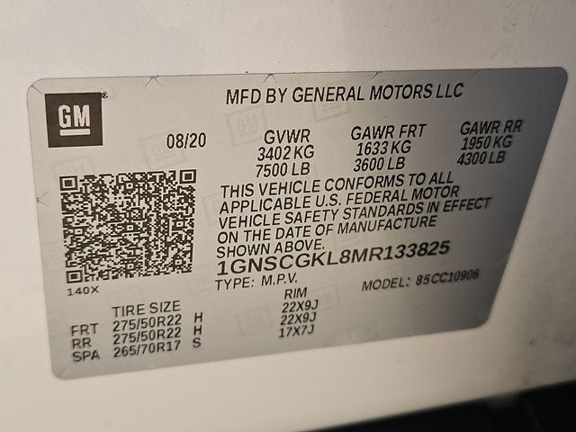 2021 Chevrolet Suburban High Country