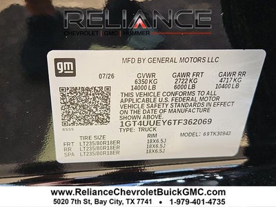 2026 GMC Sierra 3500HD SLT