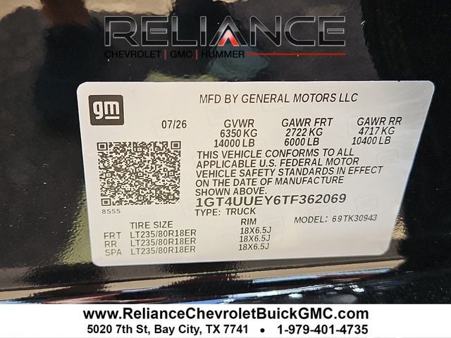 2026 GMC Sierra 3500HD SLT