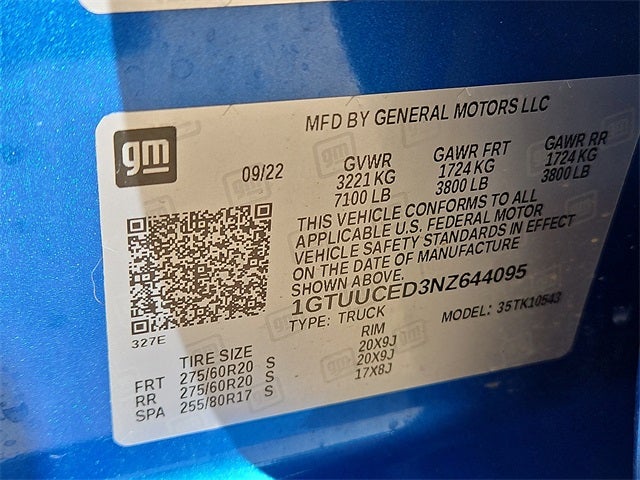 2022 GMC Sierra 1500 Elevation