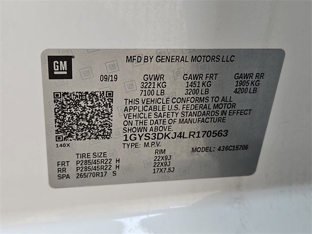 2020 Cadillac Escalade Platinum Edition