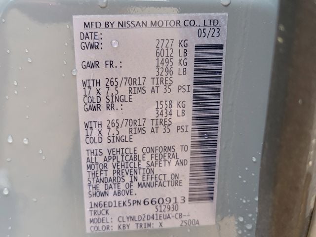 2023 Nissan Frontier PRO-4X