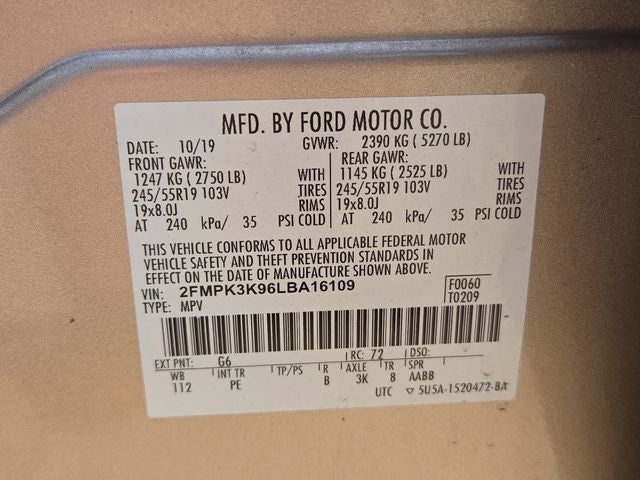 2020 Ford Edge Titanium