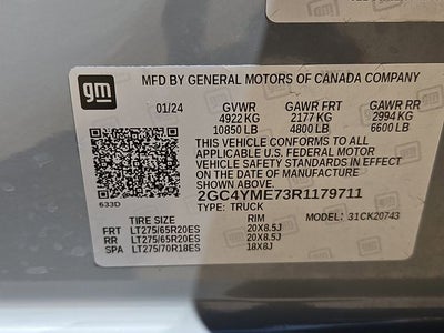 2024 Chevrolet Silverado 2500HD Custom