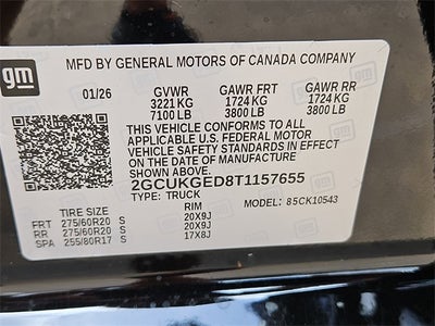 2026 Chevrolet Silverado 1500 LTZ