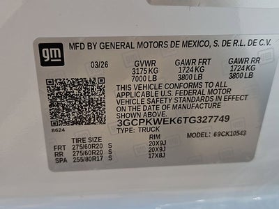 2026 Chevrolet Silverado 1500 RST
