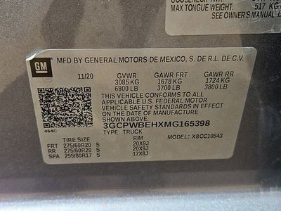 2021 Chevrolet Silverado 1500 Custom