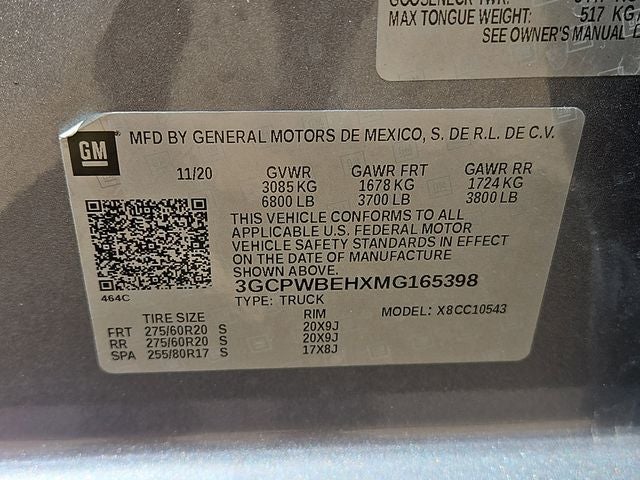 2021 Chevrolet Silverado 1500 Custom