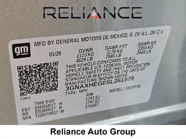 2025 Chevrolet Equinox LT