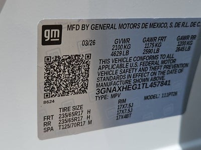 2026 Chevrolet Equinox LT