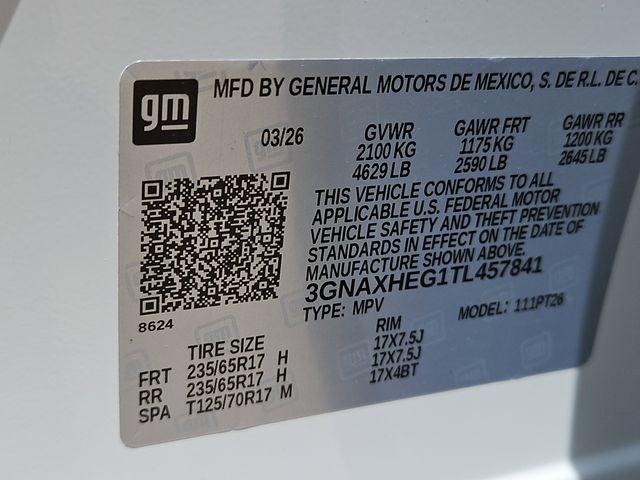 2026 Chevrolet Equinox LT