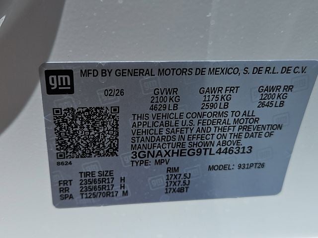 2026 Chevrolet Equinox LT