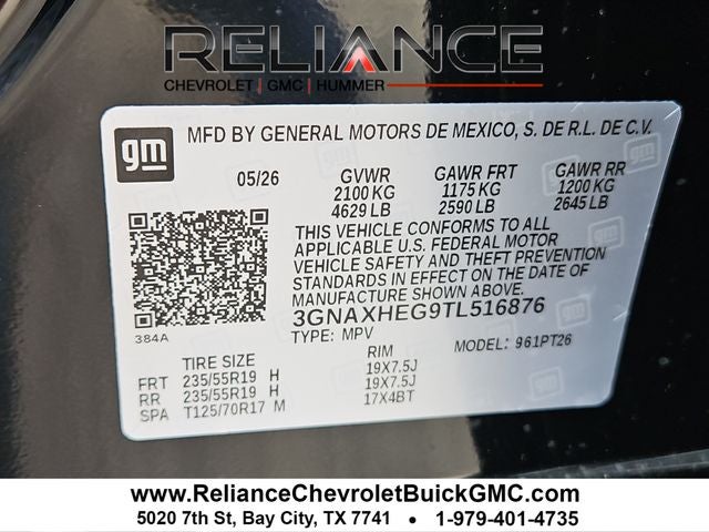 2026 Chevrolet Equinox LT