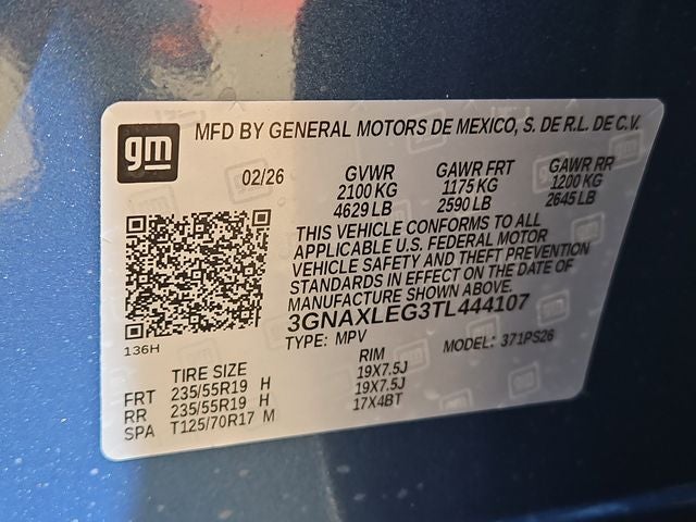 2026 Chevrolet Equinox RS