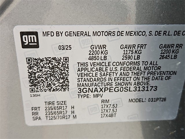 2025 Chevrolet Equinox LT