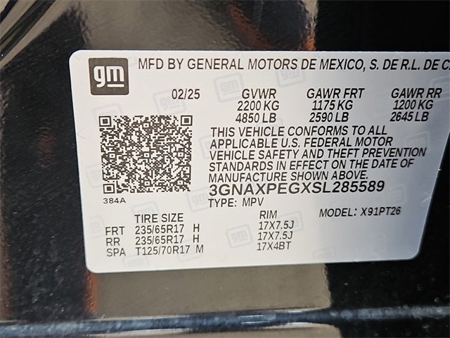 2025 Chevrolet Equinox LT