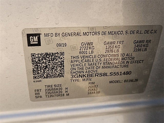 2020 Chevrolet Blazer RS