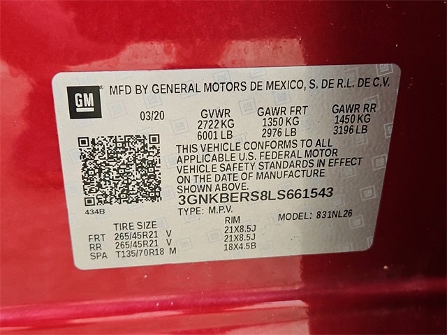 2020 Chevrolet Blazer RS