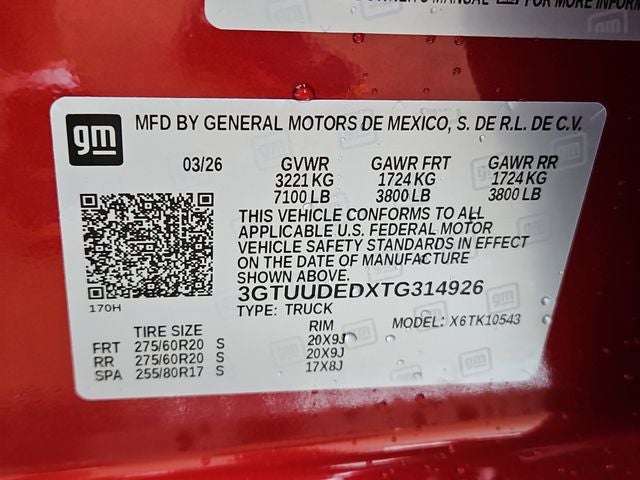 2026 GMC Sierra 1500 SLT