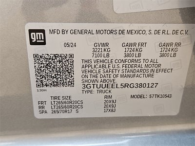 2024 GMC Sierra 1500 AT4