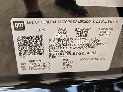 2026 GMC Sierra 1500 AT4X