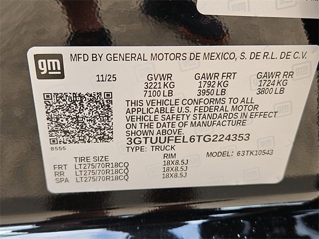 2026 GMC Sierra 1500 AT4X