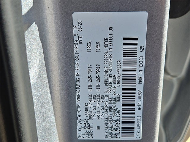 2025 Toyota Tacoma SR5