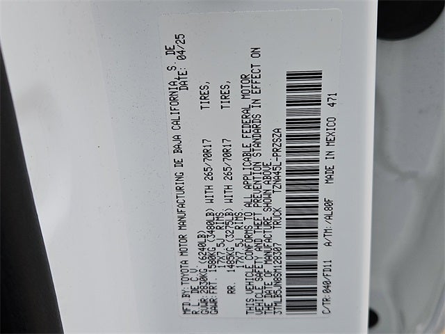 2025 Toyota Tacoma SR5