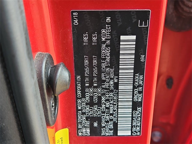 2018 Toyota 4Runner SR5 Premium