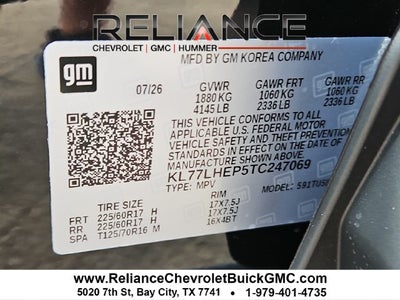 2026 Chevrolet Trax LT