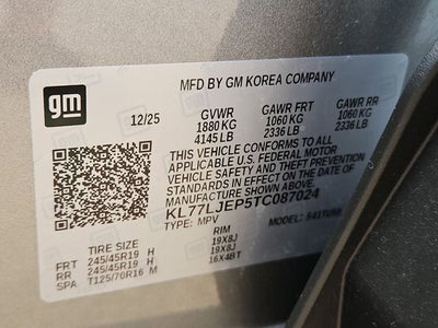 2026 Chevrolet Trax 2RS