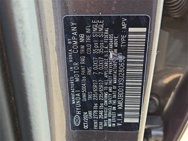 2025 Hyundai Tucson Hybrid Blue