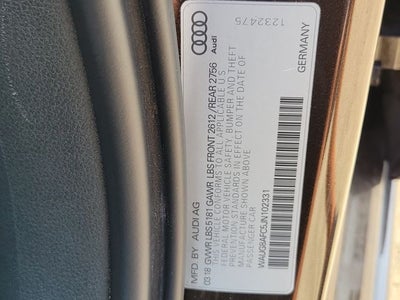 2018 Audi A6 2.0T Premium Plus quattro