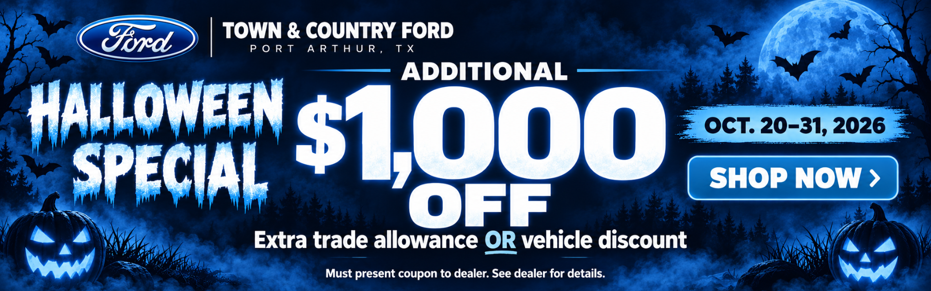 Town & Country Ford October 2026 Halloween Incentive